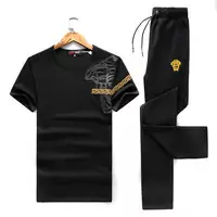 pantalon tee shirt de versace chandal ete chest logo black
